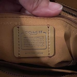 Tan Coach Purse